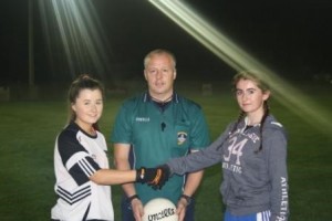 Team Captains Handshake for First Ever Floodlit Game