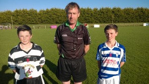 U14 Captain Dan Coughlan (Left)
